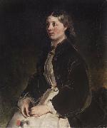 Louis Ferdinand von Rayski Portrait of Christine Freifrau von Schonberg Sweden oil painting artist